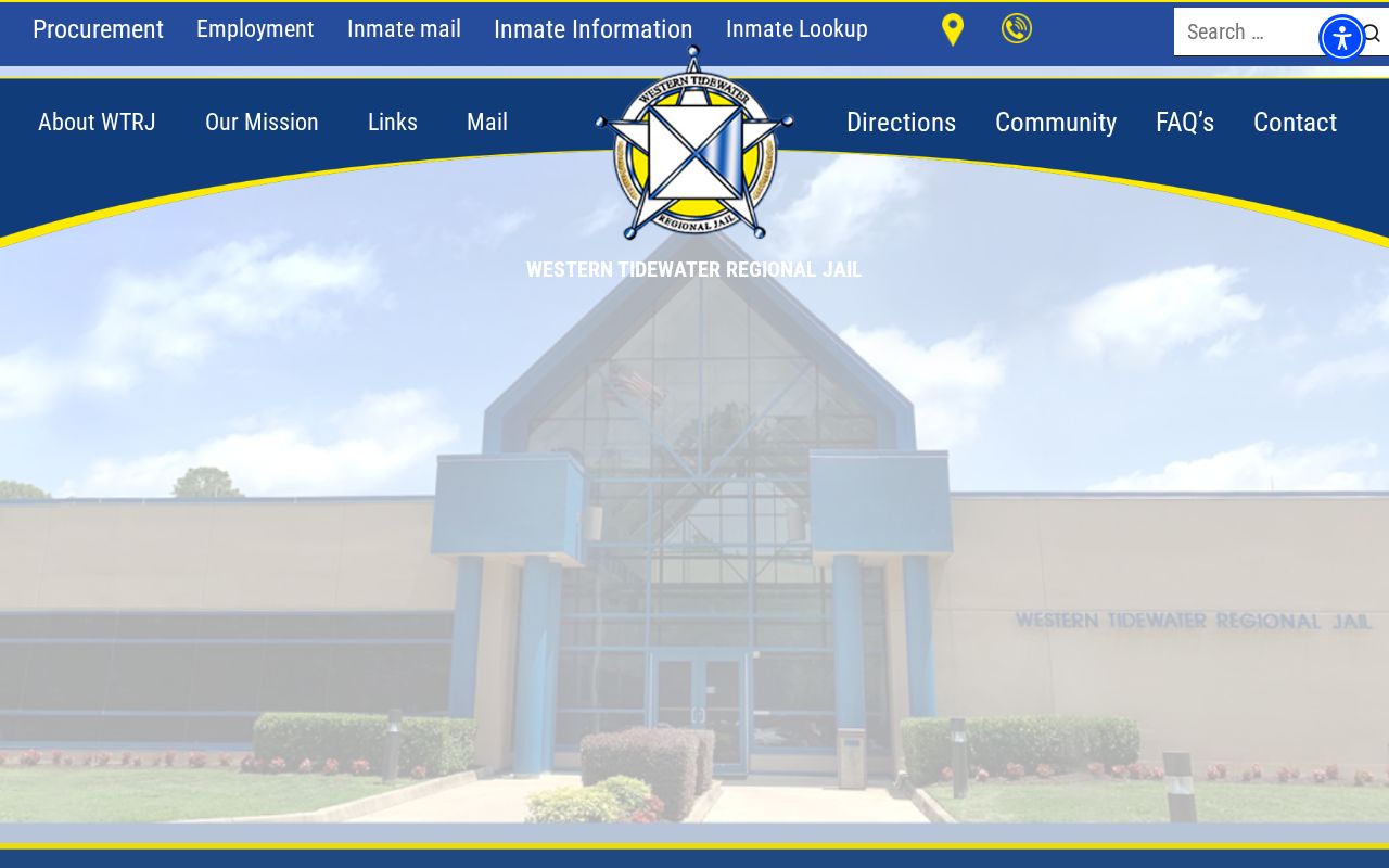 Isle of Wight County arrest records at Western Tidewater Regional Jail