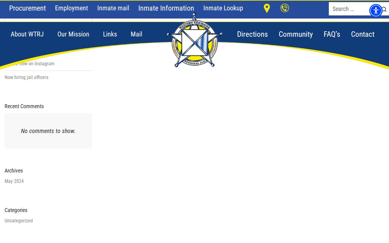 Isle of Wight County recent arrest and inmate lookup gateway