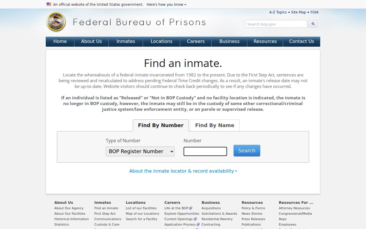 Isle of Wight County criminal history federal inmate locator